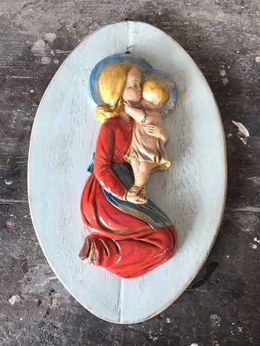 Antica madonna col bambino - antica,