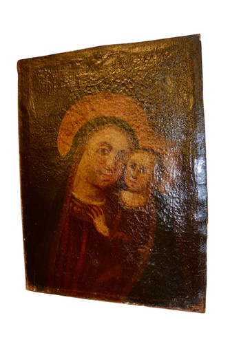 Antico dipinto religioso - antico,