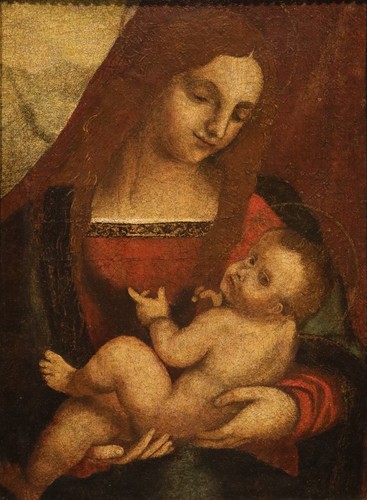 Dipinto antico madonna - dipinto,