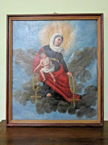 Quadro olio antico doppia - olio,