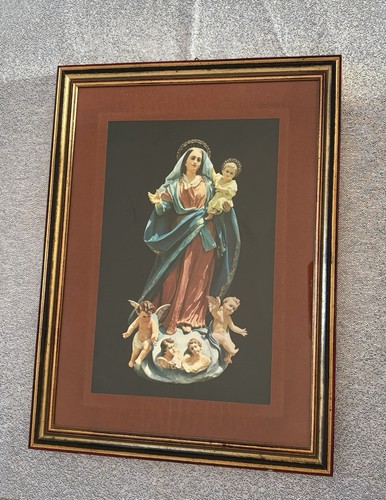 Quadro antico stampa madonna - antico,