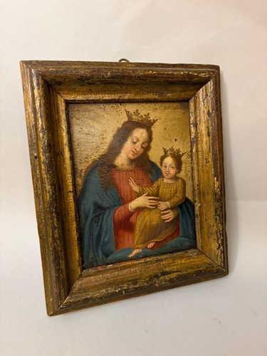 Dipinto antico madonna - dipinto,