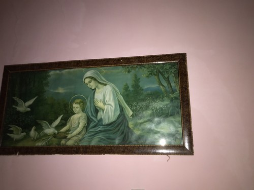 Antico quadro con madonna - quadro, e