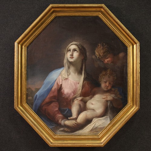Antica madonna col - antica, bambino